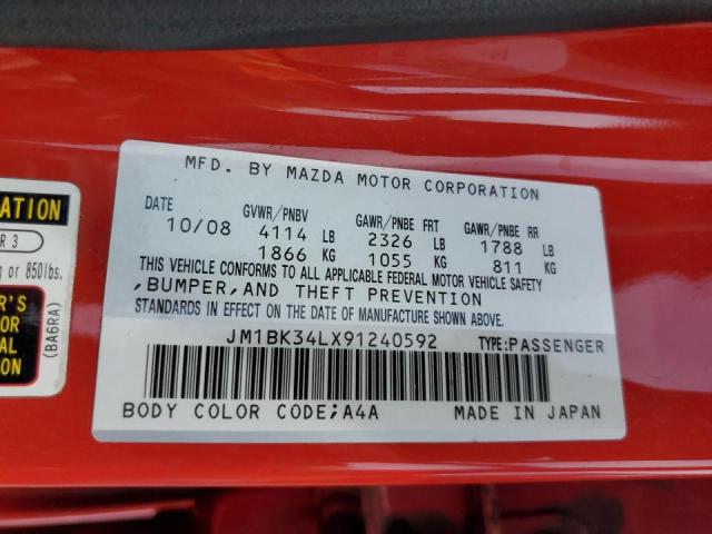 Photo 10 from auction – 2009 MAZDA SPEED 3 with VIN JM1BK34LX91240592
