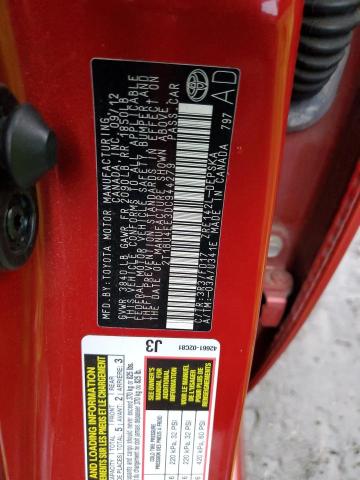 Photo 10 from auction – 2013 TOYOTA COROLLA BA with VIN 2T1BU4EE3DC944279