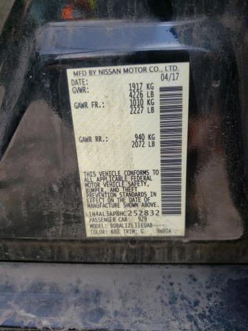 Photo 10 from auction – 2017 NISSAN ALTIMA 2.5 with VIN 1N4AL3AP8HC252832