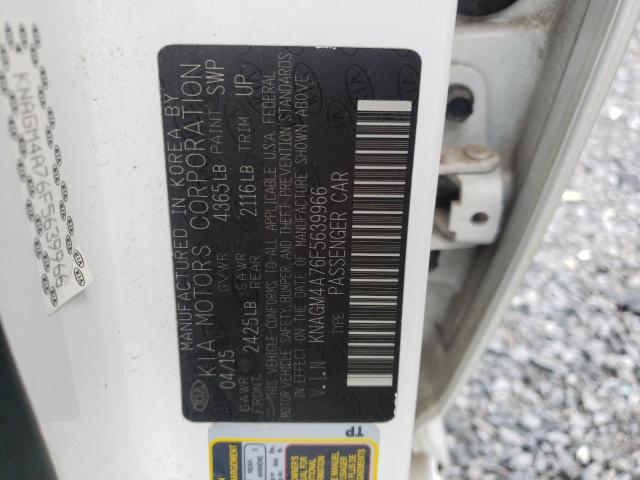 Photo 10 from auction – 2015 KIA OPTIMA LX with VIN KNAGM4A76F5639966