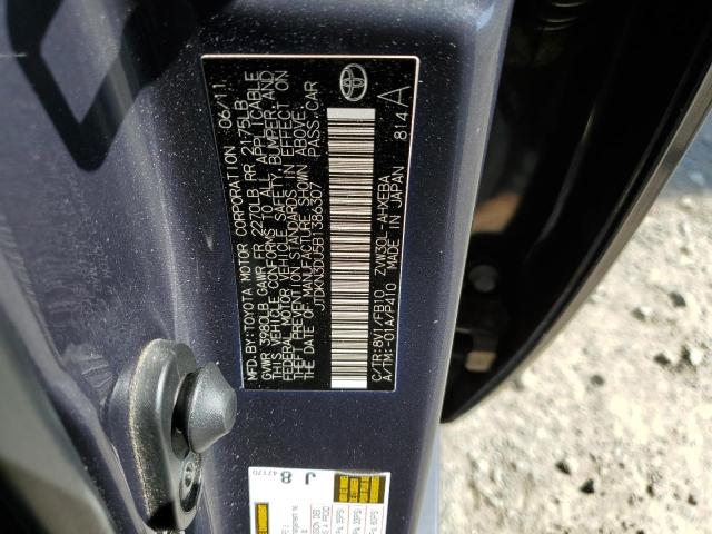 Photo 10 from auction – 2011 TOYOTA PRIUS with VIN JTDKN3DU5B1386307