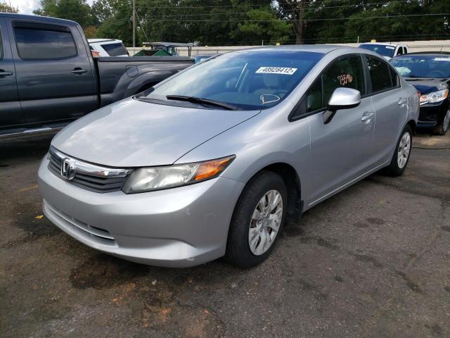 Photo 2 from auction – 2012 HONDA CIVIC LX with VIN 2HGFB2F50CH605124