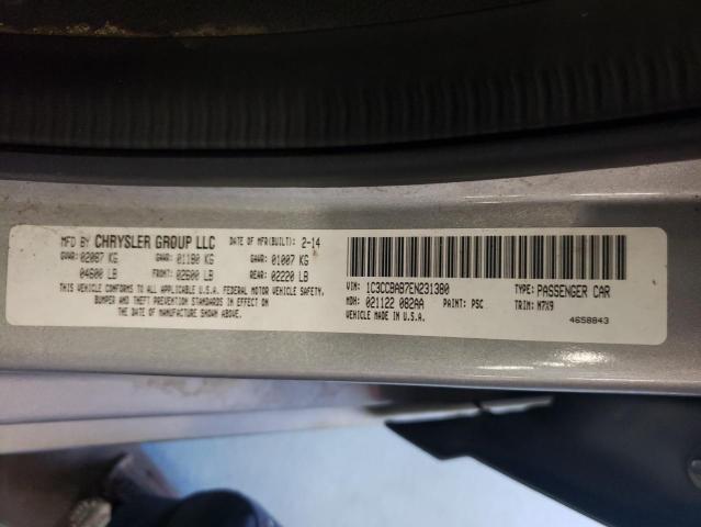Photo 10 from auction – 2014 CHRYSLER 200 LX with VIN 1C3CCBAB7EN231380