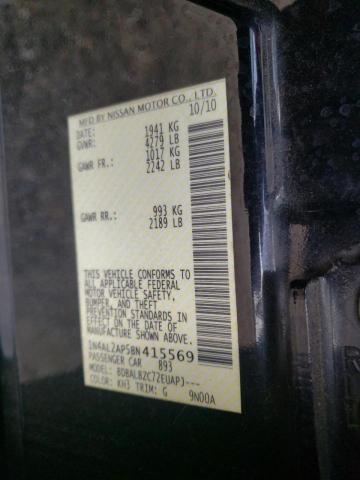 Photo 10 from auction – 2011 NISSAN ALTIMA BAS with VIN 1N4AL2AP5BN415569