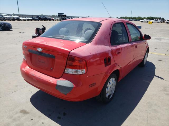 Photo 4 from auction – 2004 CHEVROLET AVEO with VIN KL1TD52664B122301