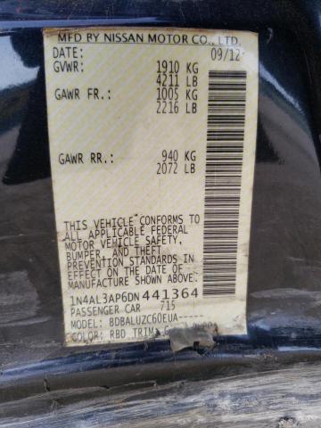 Photo 10 from auction – 2013 NISSAN ALTIMA 2.5 with VIN 1N4AL3AP6DN441364