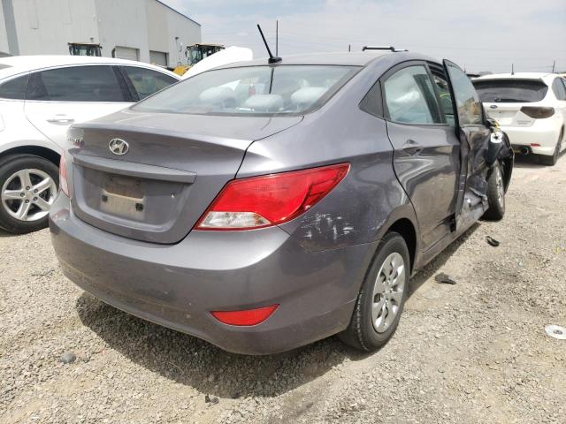 Photo 4 from auction – 2016 HYUNDAI ACCENT SE with VIN KMHCT4AE8GU111027