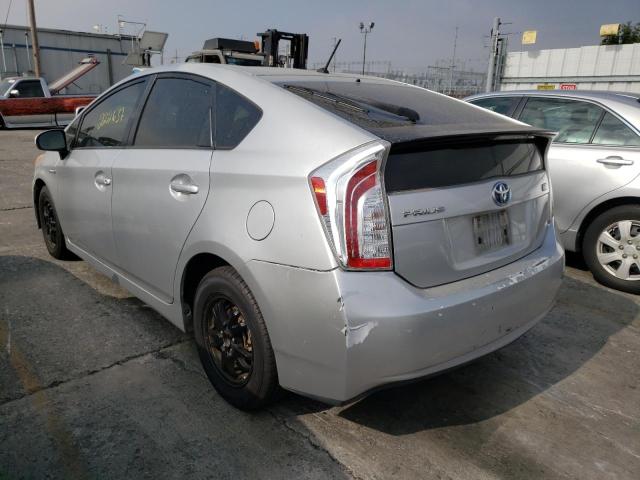 Photo 3 from auction – 2013 TOYOTA PRIUS with VIN JTDKN3DU9D5580737