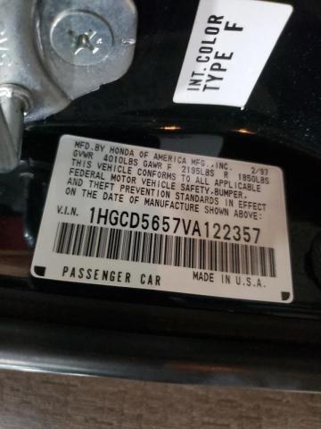 Photo 10 from auction – 1997 HONDA ACCORD EX with VIN 1HGCD5657VA122357