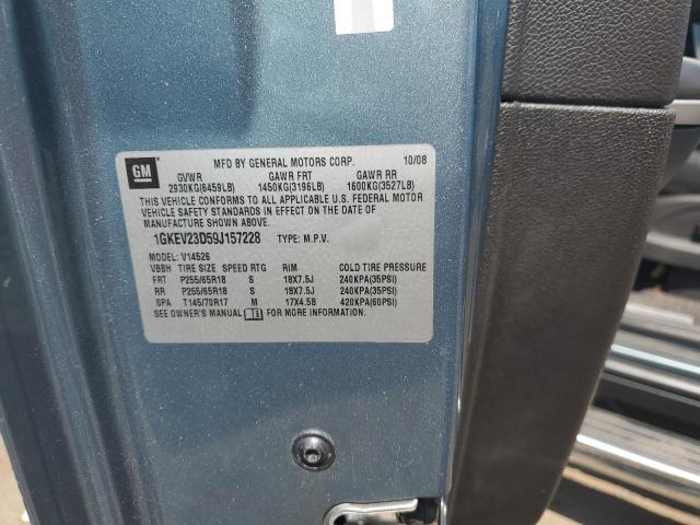 Photo 10 from auction – 2009 GMC ACADIA SLT with VIN 1GKEV23D59J157228