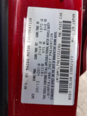 Photo 10 from auction – 2014 MAZDA 3 TOURING with VIN JM1BM1L79E1122286
