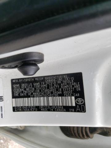 Photo 10 from auction – 2016 TOYOTA COROLLA L with VIN 2T1BURHEXGC492795
