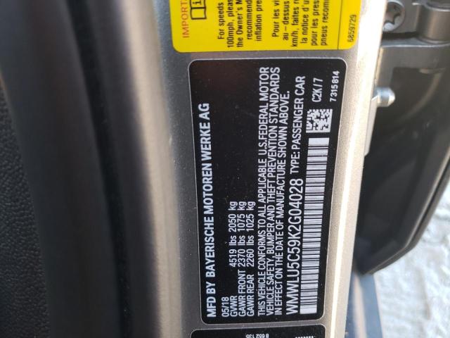 Photo 10 from auction – 2019 MINI COOPER S C with VIN WMWLU5C59K2G04028