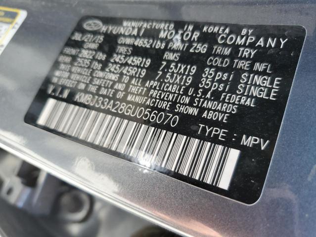 Photo 10 from auction – 2016 HYUNDAI TUCSON LIM with VIN KM8J33A28GU056070