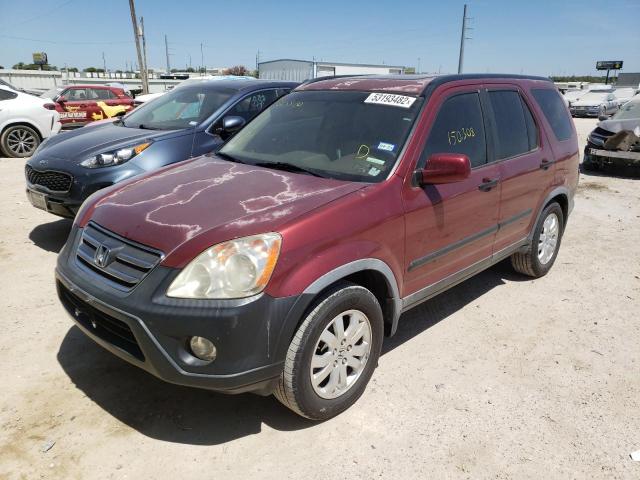Photo 2 from auction – 2006 HONDA CR-V EX with VIN JHLRD68826C025520