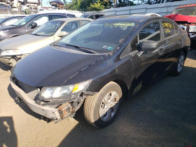 Photo 2 from auction – 2014 HONDA CIVIC LX with VIN 19XFB2F54EE202941