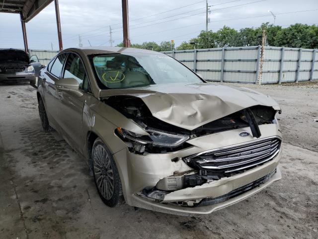 FORD FUSION SE 2017 with VIN 3FA6P0HD4HR392799 - Photo from auction