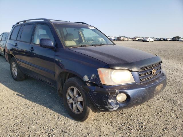 TOYOTA HIGHLANDER 2001 with VIN JTEGF21A410008700 - Photo from auction
