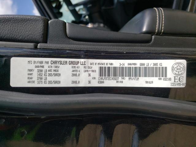 Photo 10 from auction – 2014 JEEP GRAND CHER with VIN 1C4RJFBT2EC459227