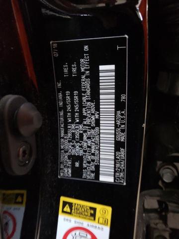 Photo 10 from auction – 2018 TOYOTA HIGHLANDER with VIN 5TDDZRFH2JS897099