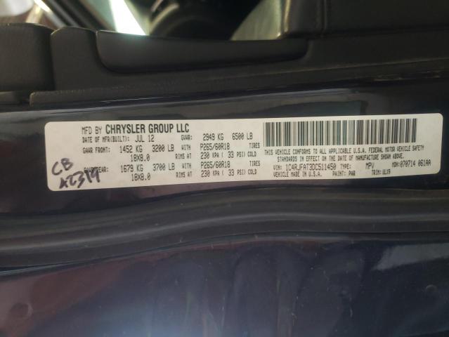 Photo 10 from auction – 2013 JEEP GRAND CHER with VIN 1C4RJFAT3DC511450