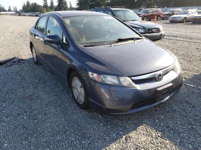 Photo 1 from auction – 2007 HONDA CIVIC HYBR with VIN JHMFA36297S012873