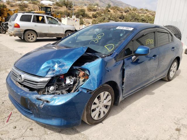 Photo 2 from auction – 2012 HONDA CIVIC LX with VIN 2HGFB2F56CH532423