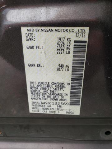 Photo 10 from auction – 2016 NISSAN ALTIMA 2.5 with VIN 1N4AL3AP2GC132569