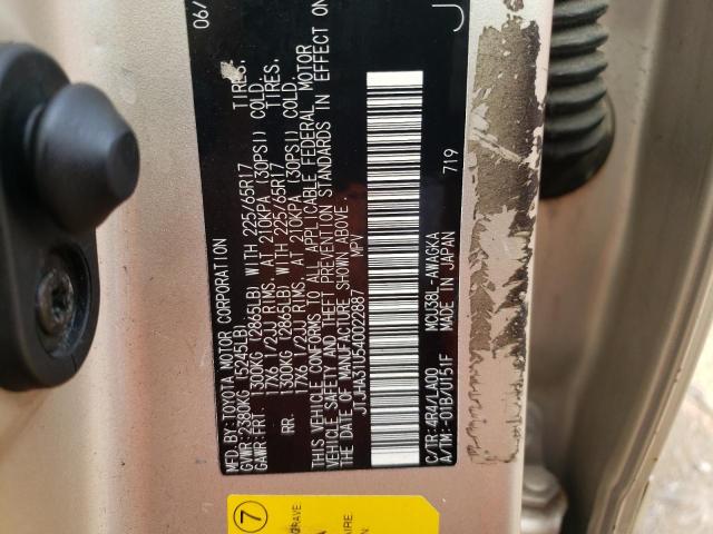 Photo 10 from auction – 2004 LEXUS RX 330 with VIN JTJHA31U540022887