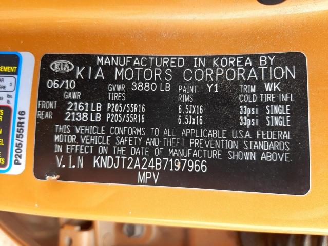 Снимка 10 от търг – 2011 KIA SOUL + с VIN KNDJT2A24B7197966