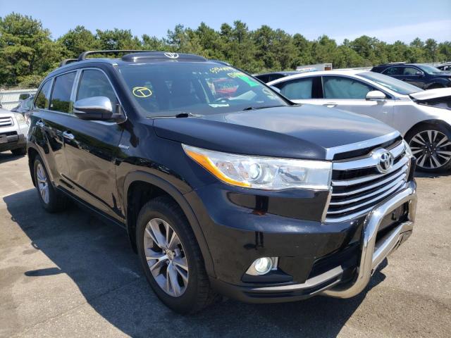 TOYOTA HIGHLANDER 2014 with VIN 5TDJKRFH7ES013994 - Photo from auction