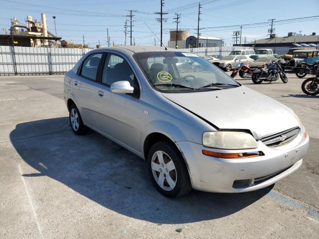 CHEVROLET AVEO BASE 2006 with VIN KL1TD56606B650221 - Photo from auction