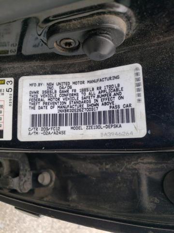 Photo 10 from auction – 2006 TOYOTA COROLLA CE with VIN 1NXBR32E26Z700317