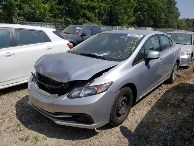 Photo 2 from auction – 2013 HONDA CIVIC LX with VIN 2HGFB2F5XDH536976