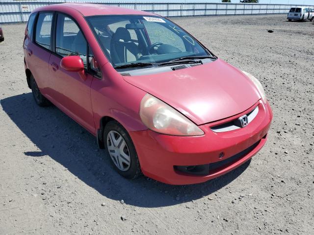 HONDA FIT 2007 with VIN JHMGD384X7S005425 - Photo from auction