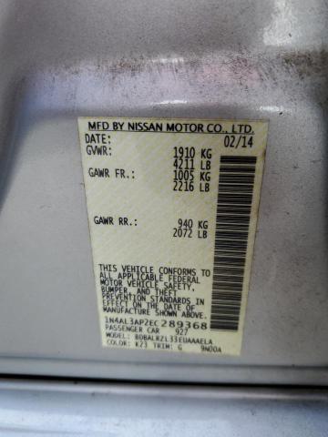 Photo 10 from auction – 2014 NISSAN ALTIMA 2.5 with VIN 1N4AL3AP2EC289368