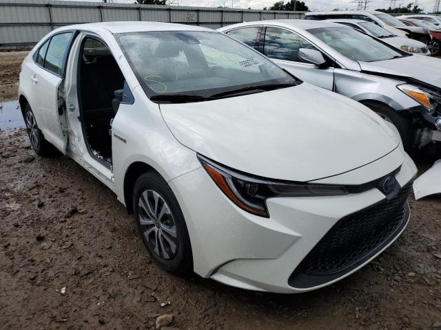 TOYOTA COROLLA LE 2021 with VIN JTDEAMDE2MJ016457 - Photo from auction