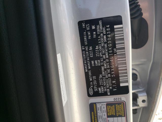 Photo 10 from auction – 2019 KIA OPTIMA EX with VIN 5XXGU4L16KG304384