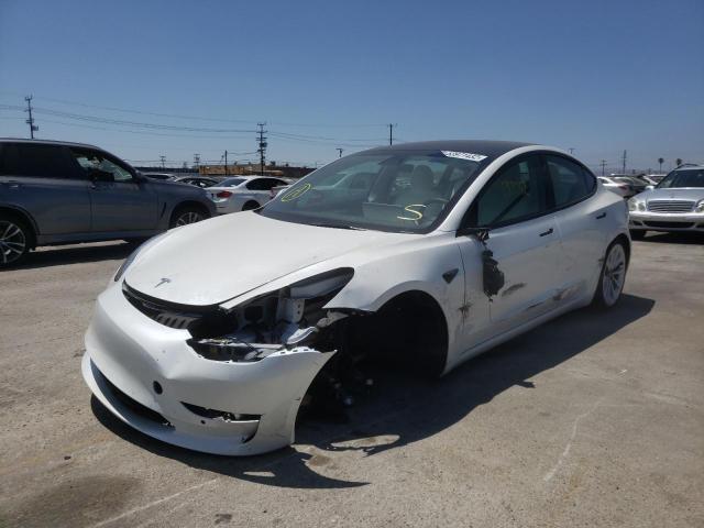 Photo 2 from auction – 2022 TESLA MODEL 3 with VIN 5YJ3E1EB4NF177304