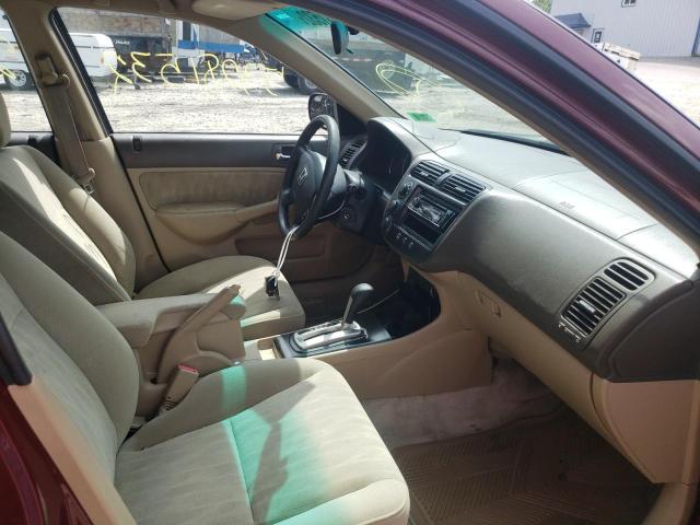 Photo 5 from auction – 2004 HONDA CIVIC EX with VIN 2HGES267X4H512304