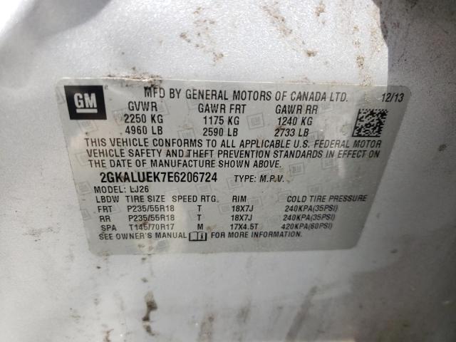 Photo 10 from auction – 2014 GMC TERRAIN DE with VIN 2GKALUEK7E6206724
