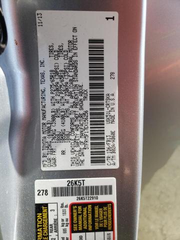 Photo 10 from auction – 2014 TOYOTA OTHER with VIN 5TFRY5F17EX156256