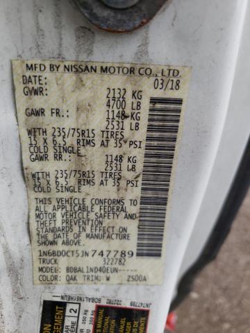 Photo 10 from auction – 2018 NISSAN FRONTIER S with VIN 1N6BD0CT5JN747789