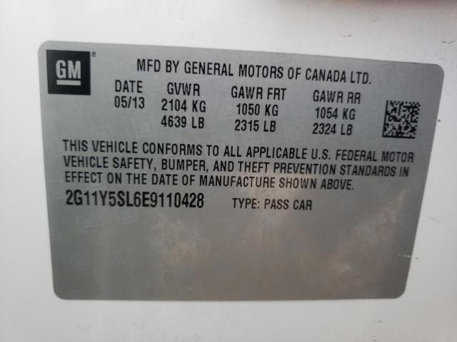 Photo 10 from auction – 2014 CHEVROLET IMPALA LS with VIN 2G11Y5SL6E9110428