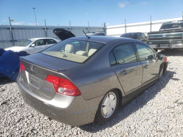 Photo 4 from auction – 2007 HONDA CIVIC HYBR with VIN JHMFA36227S019728