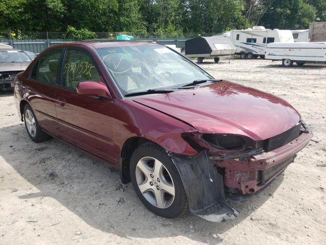 HONDA CIVIC EX 2004 with VIN 2HGES267X4H512304 - Photo from auction