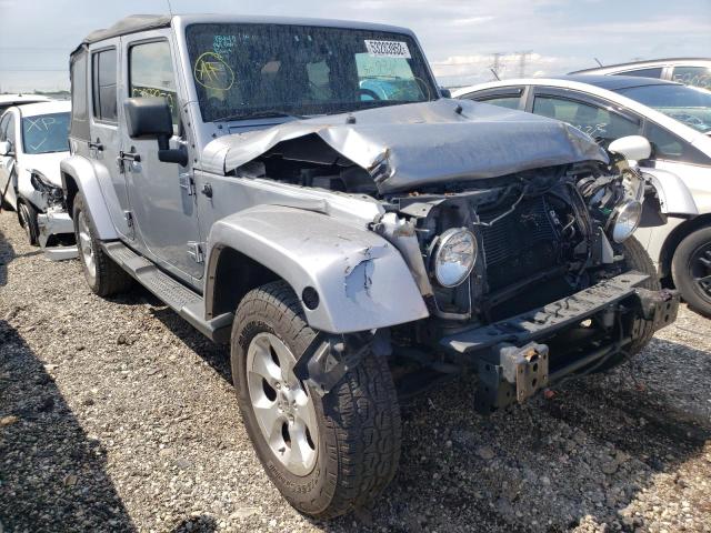 JEEP WRANGLER U 2014 with VIN 1C4HJWEG9EL110897 - Photo from auction