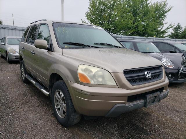 HONDA PILOT EX 2004 with VIN 2HKYF18434H587513 - Photo from auction