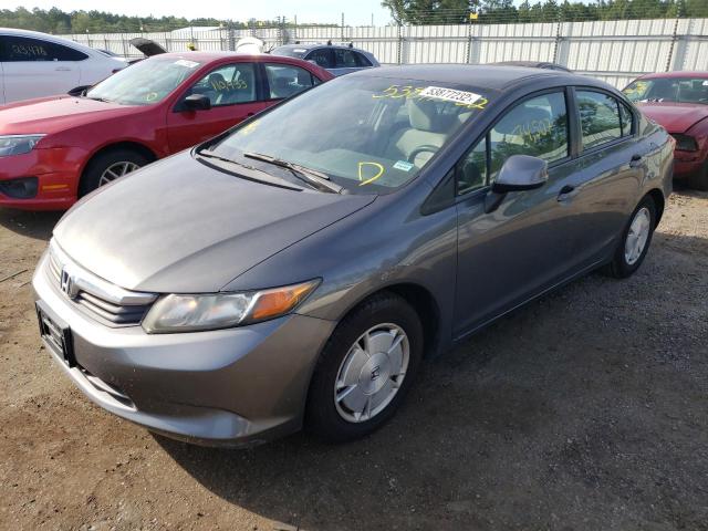 Photo 2 from auction – 2012 HONDA CIVIC HF with VIN 2HGFB2F66CH525240