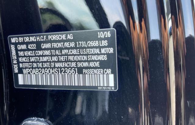 Photo 10 from auction – 2017 PORSCHE 911 CARRER with VIN WP0AB2A90HS123661
